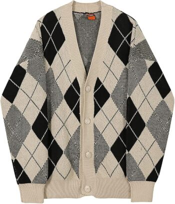 Diamond Knit Cardigan